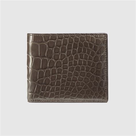 gucci mens crocodile wallet